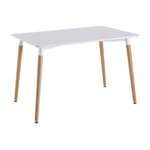 Table repas rectangulaire scandinave 115 x 75 cm