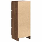 vidaXL Buffet chêne marron 37 5x35x99 cm bois d'ingénierie