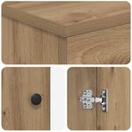 vidaXL Armoire de salle de bain Chêne artisanal 54 x 41 x 70 cm