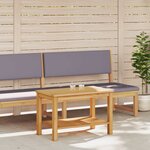 vidaXL Table d'appoint Huile Naturelle 70 x 40 x 45 cm