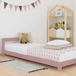 Lit enfant DREAMY 120 x 200 rose pastel