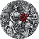 Marco polo famous explorers 2 oz silver monnaie 5 dollars niue 2022