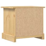 vidaXL Table de chevet Corona 53x39x47 cm bois de pin massif