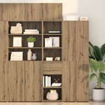 vidaXL Haut Armoire avec tiroir Chêne artisanal 45 x 42 5 x 185 cm