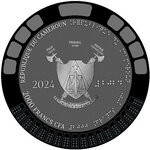 Pièce de monnaie en Argent 2000 Francs g 62.2 (2 oz) Millésime 2024 LOUIS BRAILLE