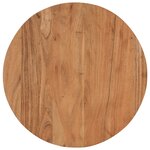 vidaXL Table basse 45x45x35 cm bois massif acacia et fer