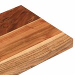 vidaXL Dessus de table 50x40x3 8 cm rectangulaire bois massif d'acacia
