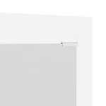 vidaXL Porte-manteau mural Blanc 96 x 1 5 x 90 cm Bois d'ingénierie