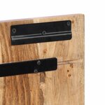 vidaXL Tête de lit 120 cm bois d'acacia massif