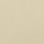 vidaXL Canapé à 2 places Crème 140 cm Tissu