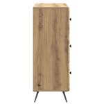 vidaXL Armoire à tiroirs Chêne artisanal 66 x 34 5 x 90 cm