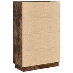 vidaXL Bureau Chêne fumé 71 5 x 31 5 x 106 5 cm Bois d'ingénierie