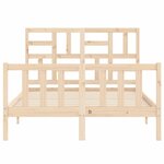 vidaXL Cadre de lit sans matelas 120x200 cm bois de pin massif