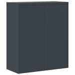 vidaXL Classeur anthracite 90x40x105 cm acier