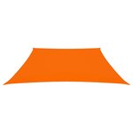 vidaXL Voile de parasol Tissu Oxford trapèze 2/4x3 m Orange