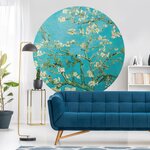 Wallart papier peint cercle almond blossom 142 5 cm