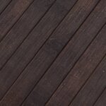 vidaXL Tapis rectangulaire marron foncé 60x200 cm bambou