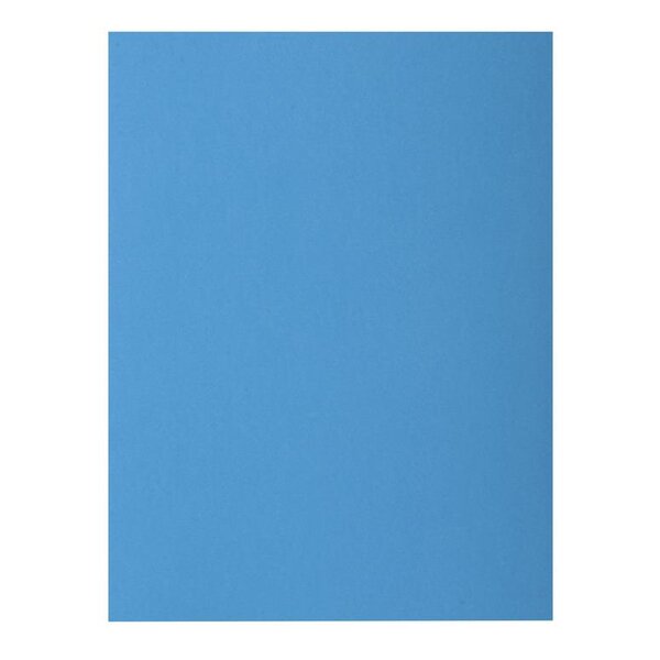 Paquet de 50 chemises 2 rabats ROCK''S 210 - 24x32cm - Bleu x 5 EXACOMPTA