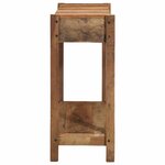 vidaXL Table console avec tiroir avec stockage Marron 107 x 33 x 76 cm