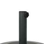 vidaXL Pied de parasol Gris foncé 48 x 48 x 32 cm