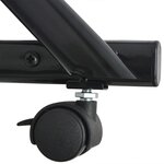 vidaXL Porte-revue 40 x 32 x 131 cm Noir A4