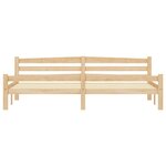 vidaXL Cadre de lit sans matelas bois massif de pin 200x200 cm