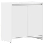 vidaXL Armoire de salle de bain Blanc 60x33x61 cm Bois d'ingénierie