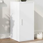 vidaXL Armoire à chaussures Blanc 32x35x70 cm Bois d’ingénierie
