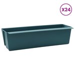 vidaXL Caisses à fleurs pour palettes Euro 24 Pièces Vert