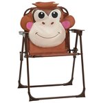 vidaXL Ensemble de bistro avec parasol pour enfants 3 Pièces Marron