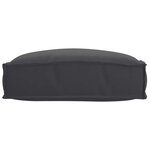 vidaXL Coussin Noir 50 x 50 x 12 cm Tissu Oxford
