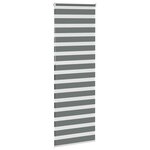 vidaXL Store zèbre gris foncé largeur du tissu 75 9 cm polyester