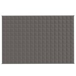vidaXL Couverture lestée Gris 120x180 cm 5 kg Tissu