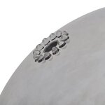 vidaXL 3 Pièces Sphères de fontaine de jardin avec LED Acier inoxydable