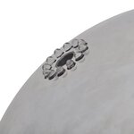 Vidaxl 3 pièces sphères de fontaine de jardin avec led acier inoxydable