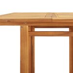 vidaXL Table de bistro 75x75x110 cm Bois d'acacia massif