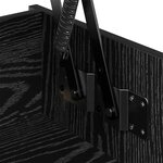 vidaXL Table basse Chêne noir 80 x 50 5 x 41 5 cm Bois d'ingénierie