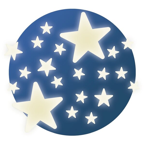 Djeco DD04592 - Etoiles décor phosphorescent