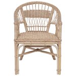 vidaXL Chaise empilable Rotin Naturel 60 x 60 x 81 cm