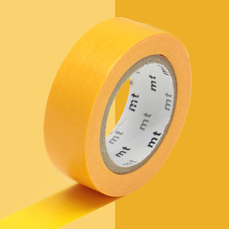 Masking tape mt 1 5 cm uni orangé
