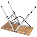 Bo-Camp Table de camping pliable Richmond 70x40 cm Bambou