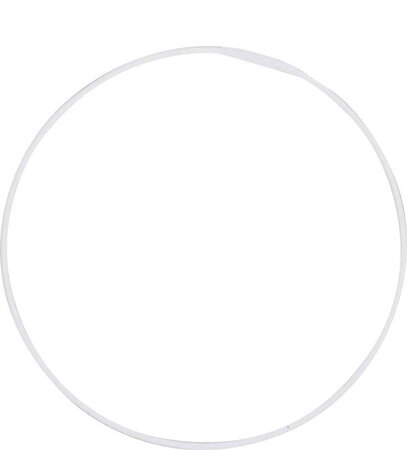 Armature abat-jour cercle Ø 35 cm blanc