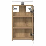 vidaXL Armoire Miroir de Salle de Bain Chêne artisan 30 x 10 5 x 50 cm