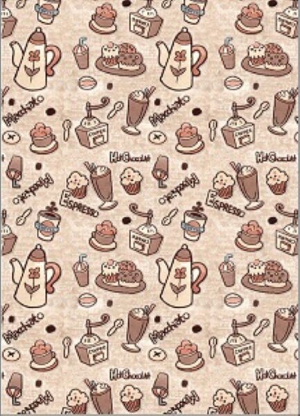 Tapis de cuisine 60 x 120 cm - Beige