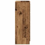 vidaXL Buffet vieux bois 37 5x35x99 cm bois d'ingénierie
