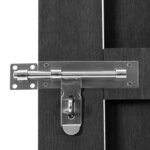 vidaXL Portillon WPC 100x180 cm Gris
