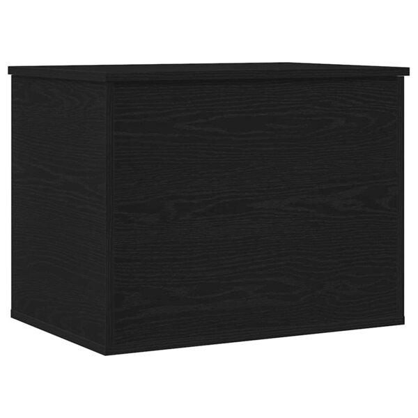 vidaXL Boîte de Rangement Chêne noir 60 x 42 x 46 cm Bois d'ingénierie