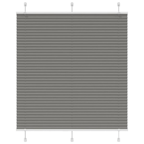 vidaXL Store plissé anthracite 120x100 cm largeur du tissu 119 4 cm