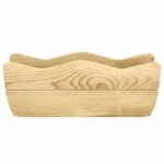 vidaXL Lit surélevé de jardin 50x18x18 cm Bois de pin imprégné