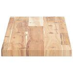 vidaXL Étagère flottante 100x20x2 cm bois d'acacia massif non traité